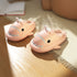 Sharkicks Basic - Hiver, Chaussons Requins Lapin, Talon Ouvert